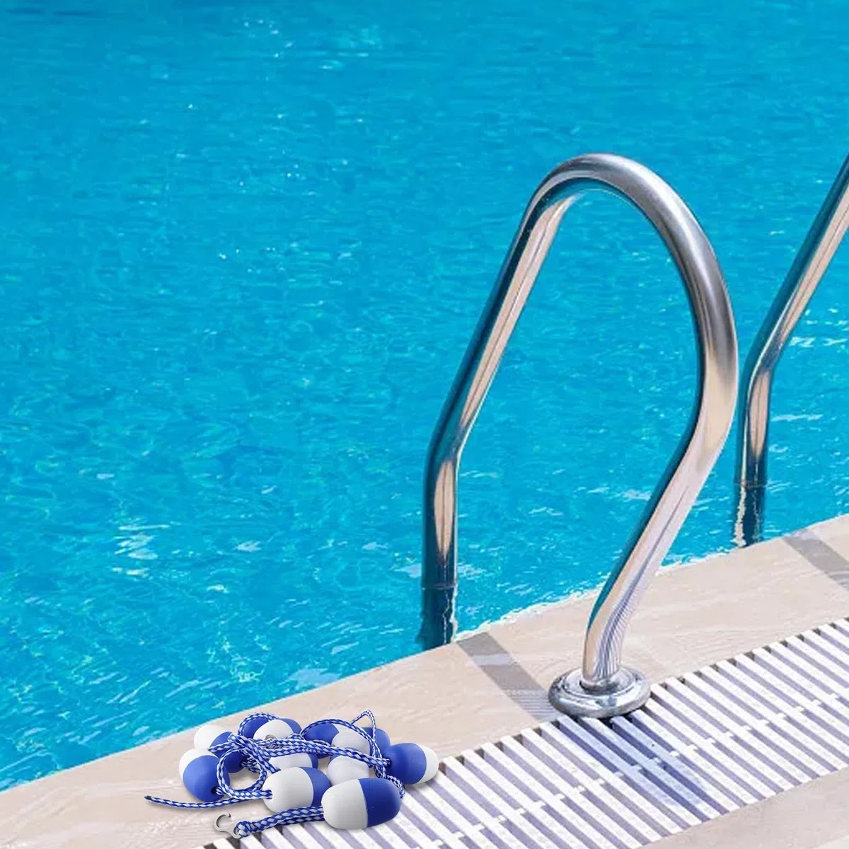 Ligne de sécurité flottante en nylon 5 m séparateur de piscine avec de fortes caractéristiques d'identification