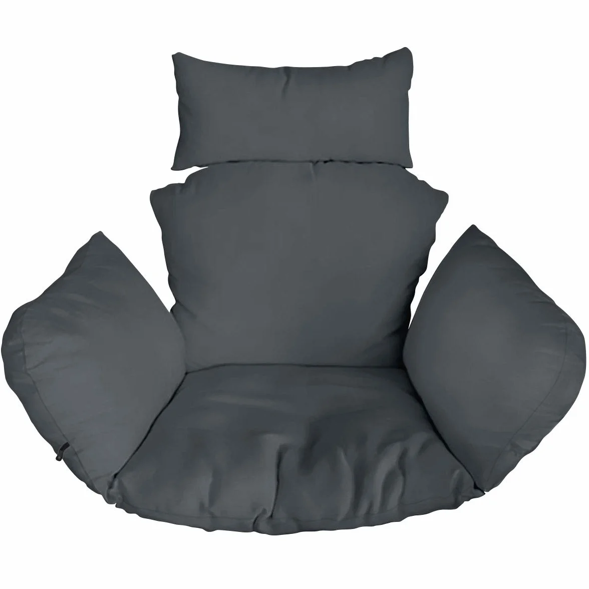 Ferocity Suspendu Hamac Chaise Coussins XXL, Imperméable Siège de Chaise Rembourrage pour Patio Jardin, Balançoire Panier Suspendu Coussin de Siege, Graphite [114]