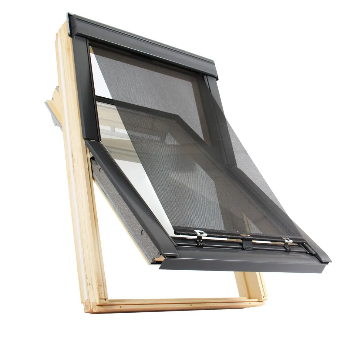 Avosdim Store Extérieur Pare-Soleil Anti-Chaleur pour Fenêtre de Toit – Toile Screen Anti-UV – Châssis GGL GHL GHU GFL GRL – Codes Dimensions : UK04, UK08