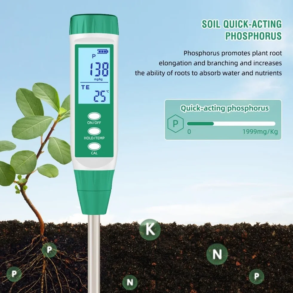 Instrument de mesure efficace du sol pour une détection précise de l'azote, du phosphore et du potassium pour la recherche scientifique (testeur de phosphore)