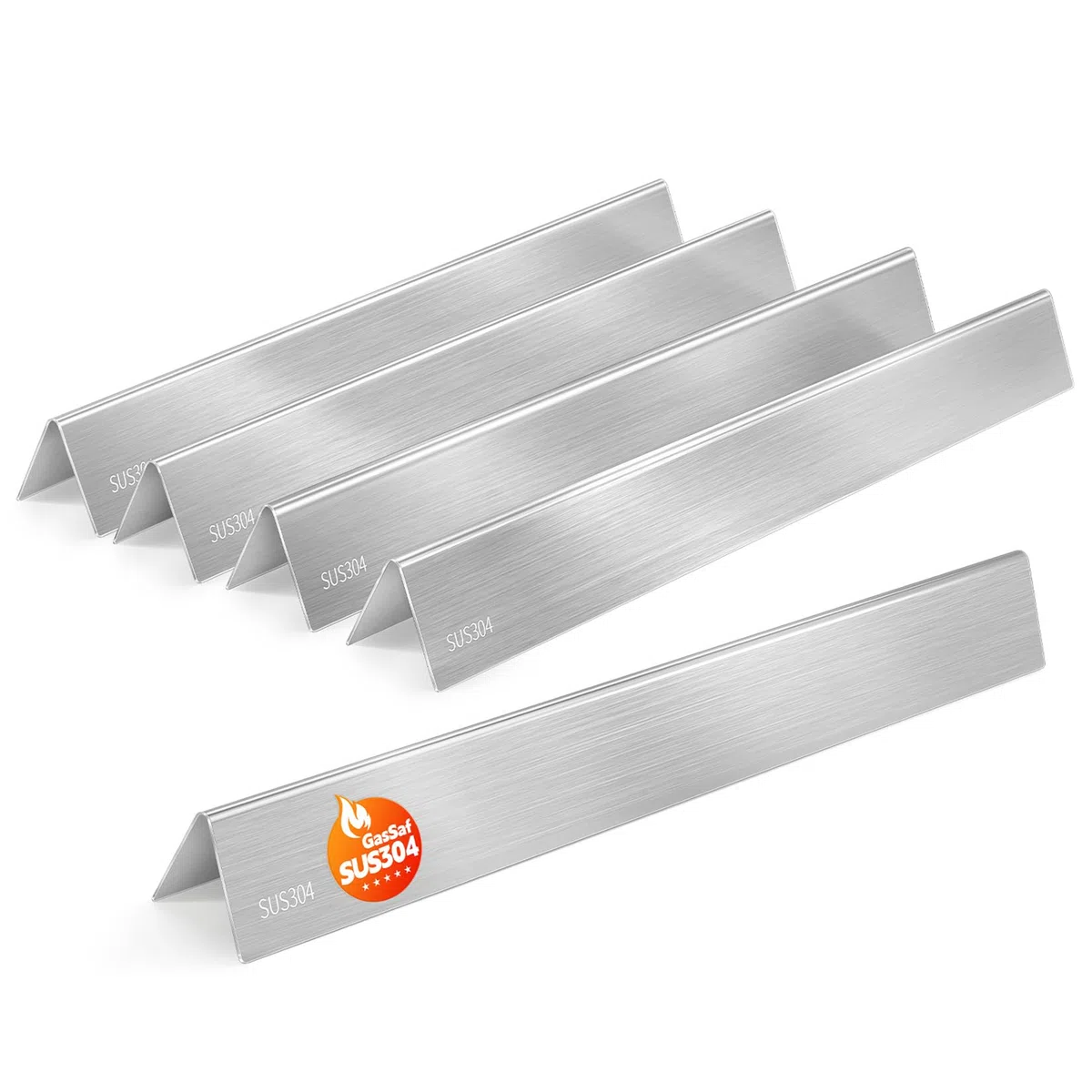GasSaf Barre aromatisante de 57,1 cm pour Weber Spirit 300 avec panneau de commande latéral, 304 barres aromatisantes de rechange pour Weber 7536 7537