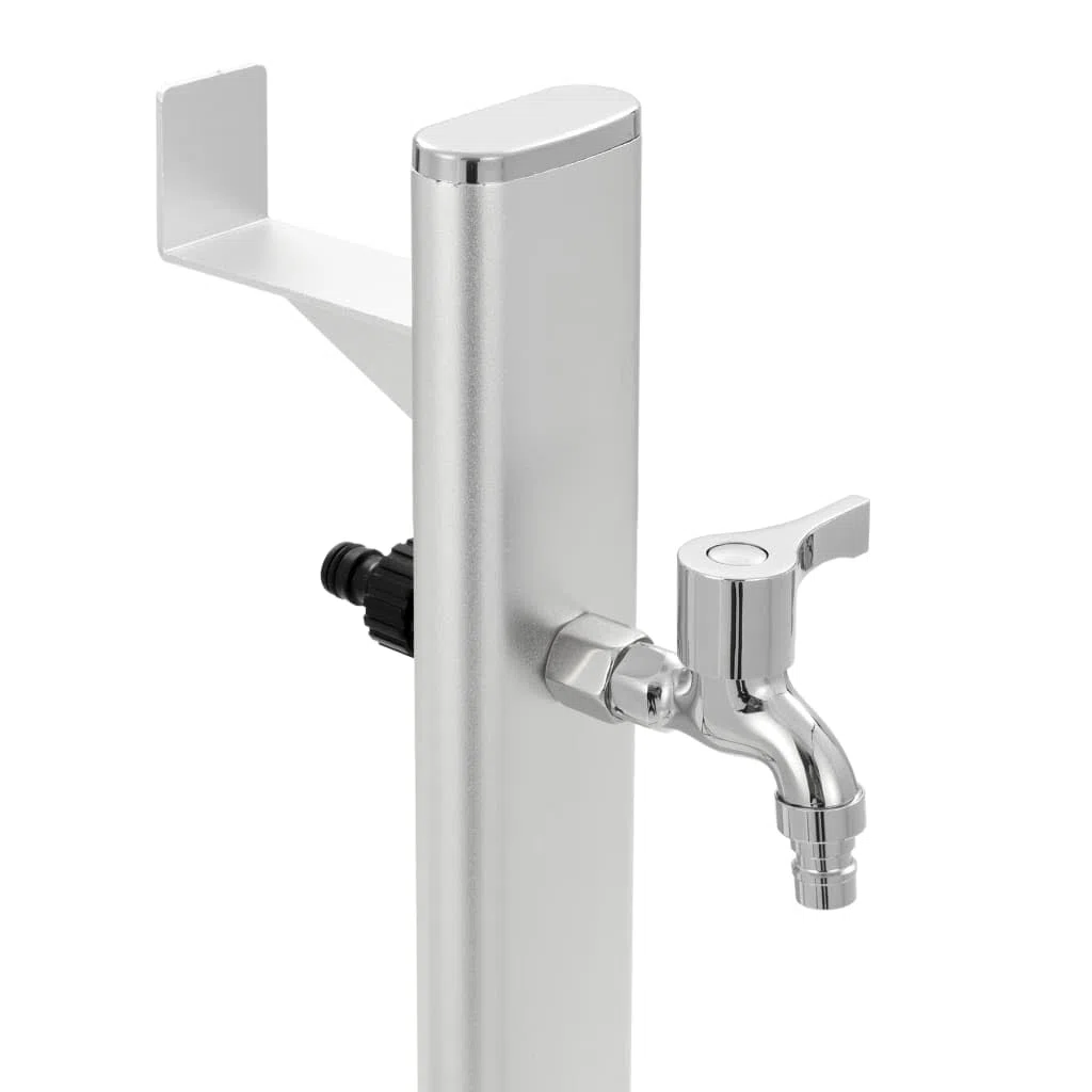 vidaXL Colonne à Eau de Jardin Aluminium 95 cm Système d'Arrosage de Jardin
