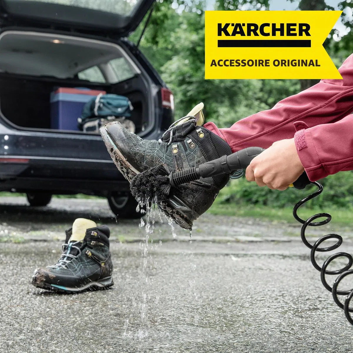 Kärcher OC 3 Adventure Box Boîte d'accessoires, avec brosse universelle et tuyau d'aspiration
