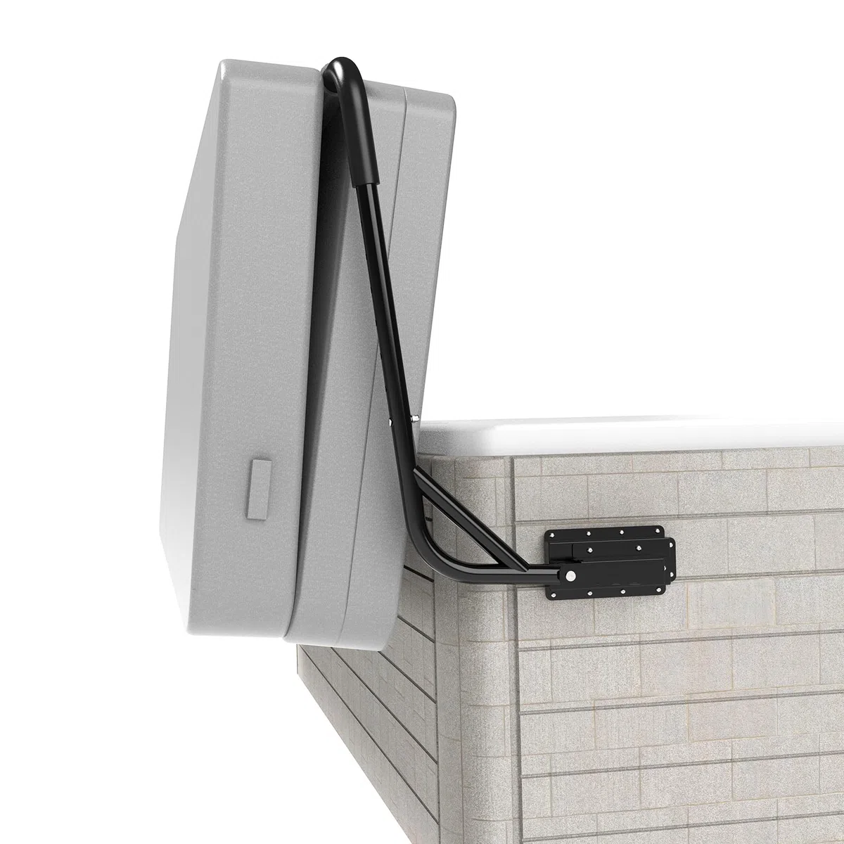 TOCRETOARE Élévateur de couverture de jacuzzi, système de retrait de couverture de jacuzzi, hauteur et largeur réglables, convient à la plupart des spas