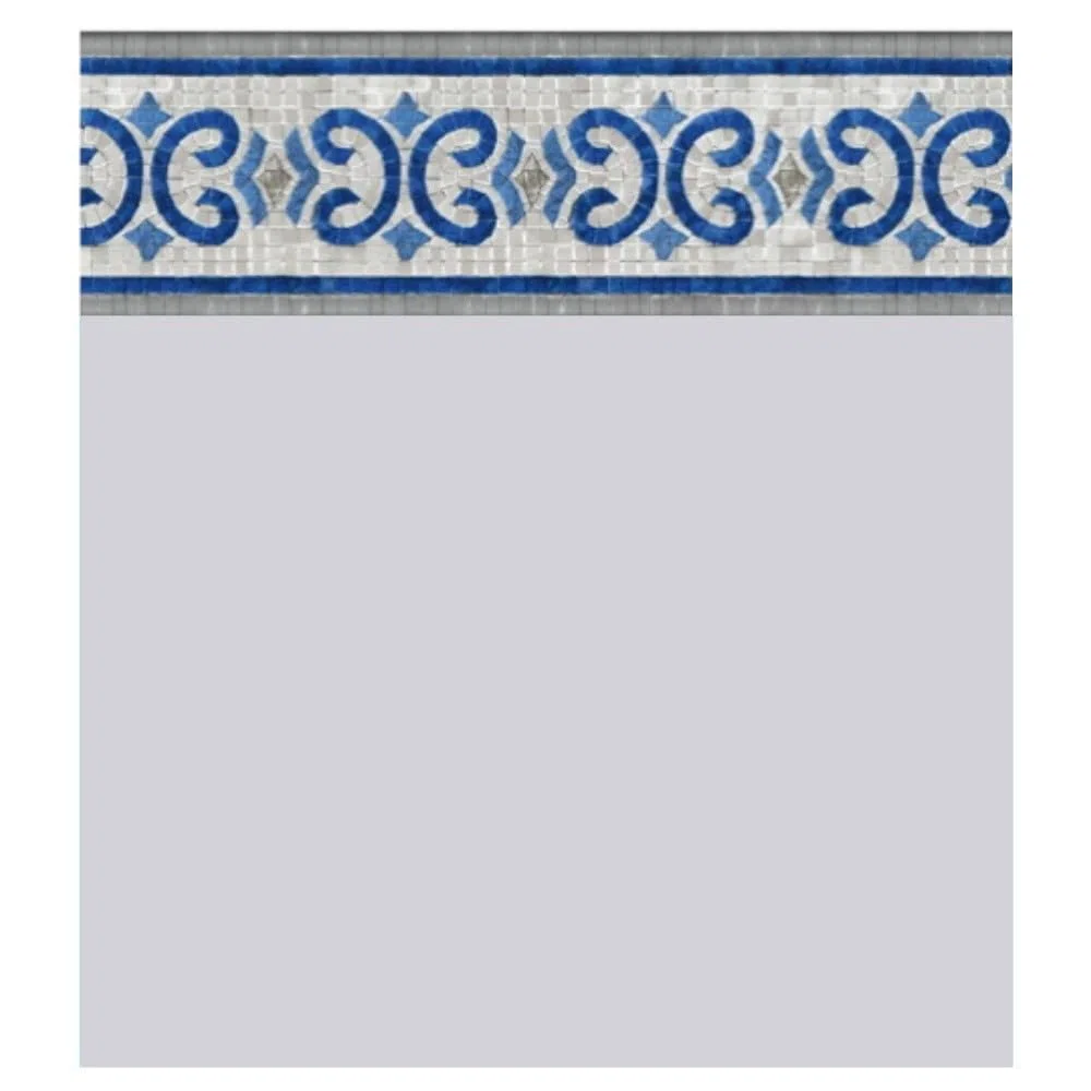Liner Piscine 75/100 Gris Frise Oxford 5.50 x 3.70m H1.32m