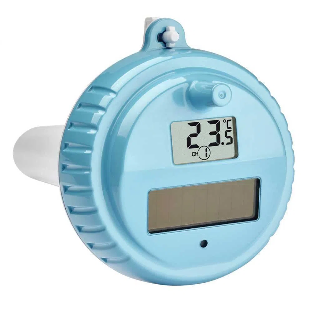 TFA Dostmann Venice 30.3056.10 Thermomètre pour la surveillance de la température de l'eau dans piscine bassin ou piscine Jacuzzi Gris