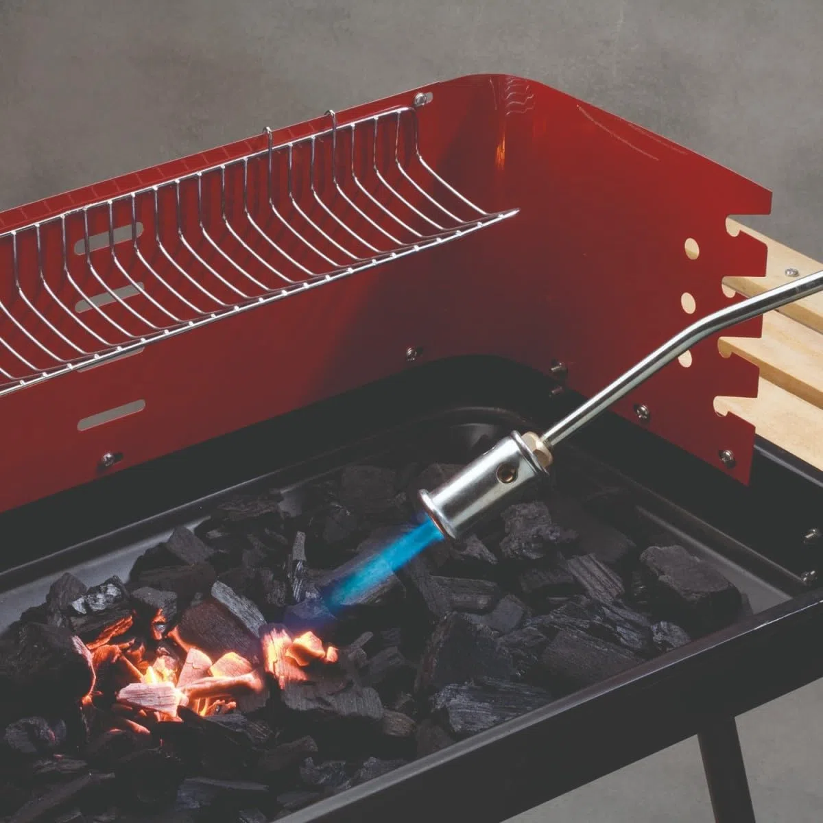 KEMPER - Desherbeur thermique à gaz Allumage piezo + 4 cartouches 330g Desherbant