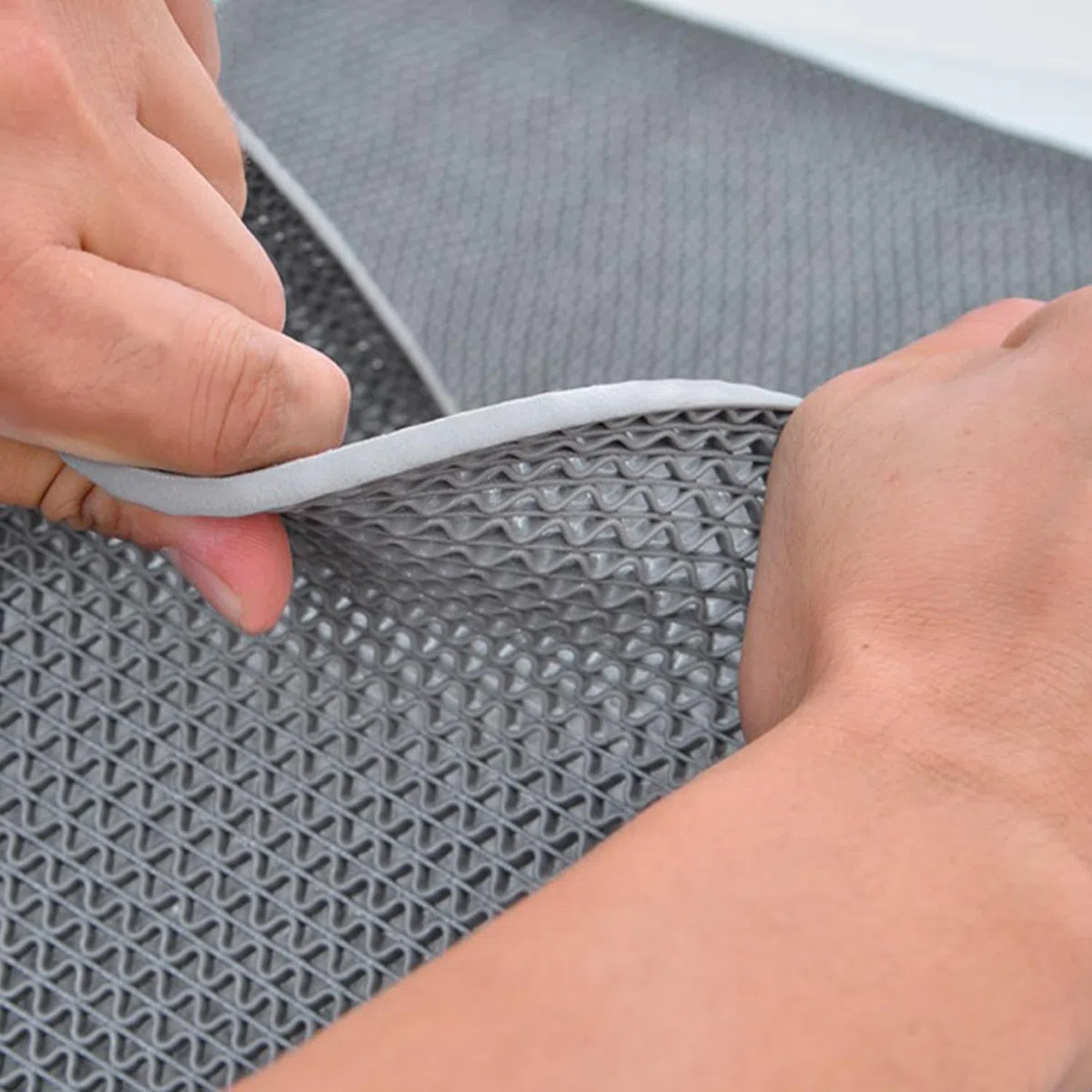 uyoyous Tapis de sol antidérapant en PVC de 0,9 x 5 m pour salle de bain, piscine, salle de bain, zone humide intérieure et extérieure