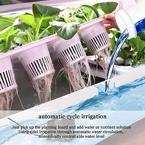 Système de culture hydroponique – Équipement de jardin d'intérieur automatisé à DEL pour l'agriculture verticale, multi-couches pour la culture sans sol