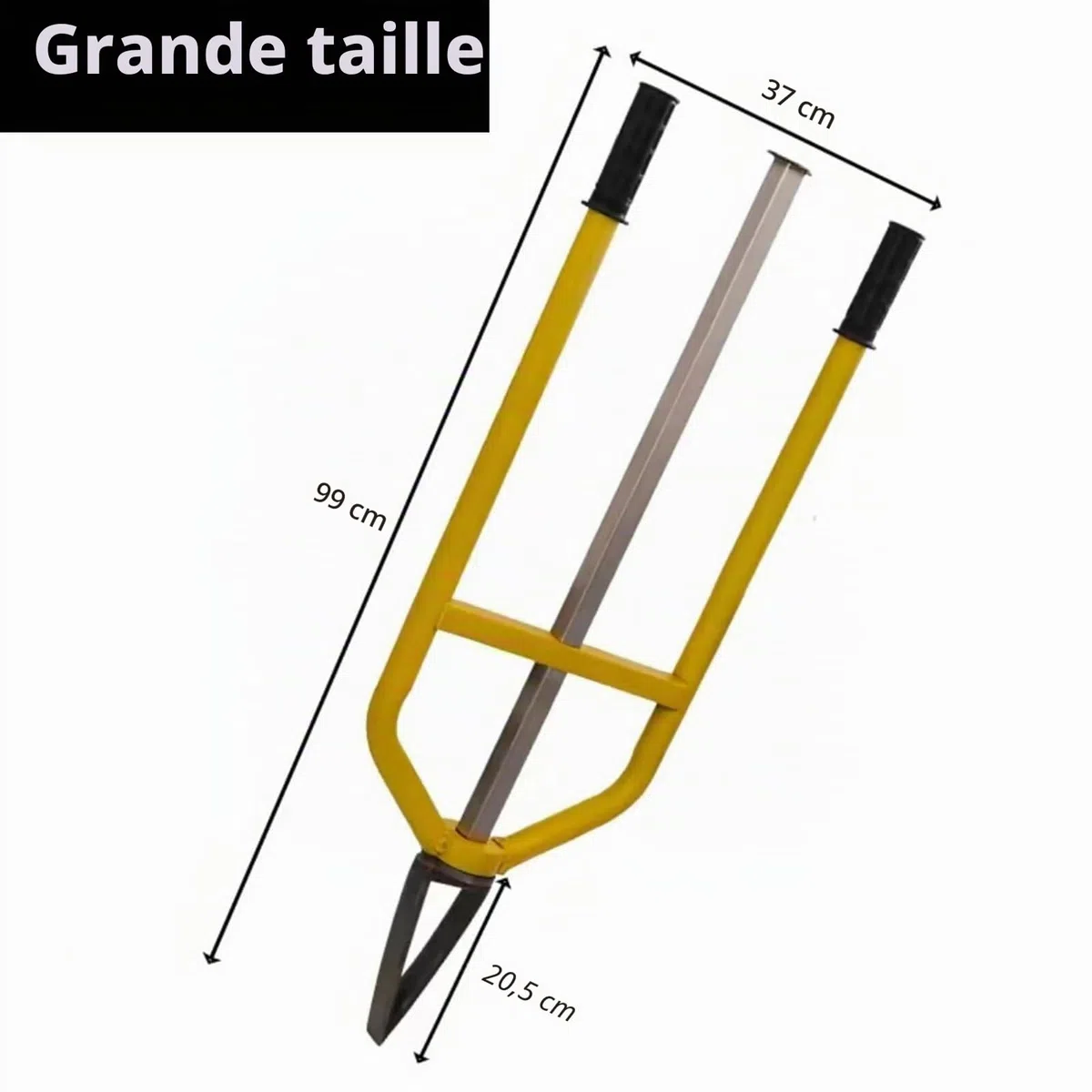 Fendeuse à bois manuelle – Outil portable robuste pour fendre rapidement et facilement les bûches, idéal pour le bois de chauffage, les feux de camp et une utilisation en extérieur