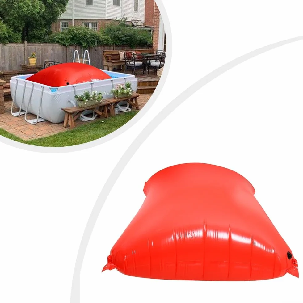 Coussin d'hiver gonflable pour piscine - Résistant au froid - Grand coussin d'air avec œillets, Oreiller de Piscine d'hiver, Coussin Gonflable pour Piscine, Convient aux piscines hors sol,200x250x90cm