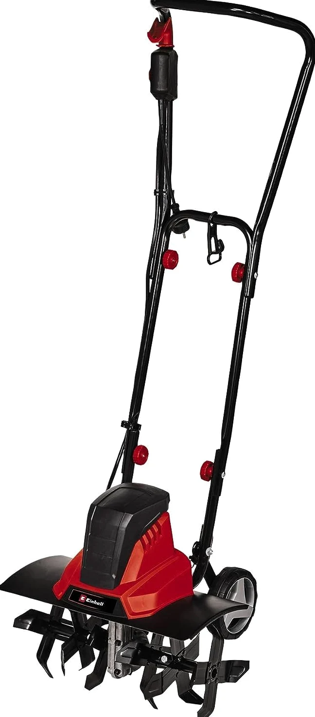 Einhell Motobineuse électrique GC-RT 1545 M (Puissance de 1 500 W, Moteur série, Interrupteur de sécurité 2 Points, débrayage Anti-Surcharge, Guidon Repliable, Fraises de binage Robustes)