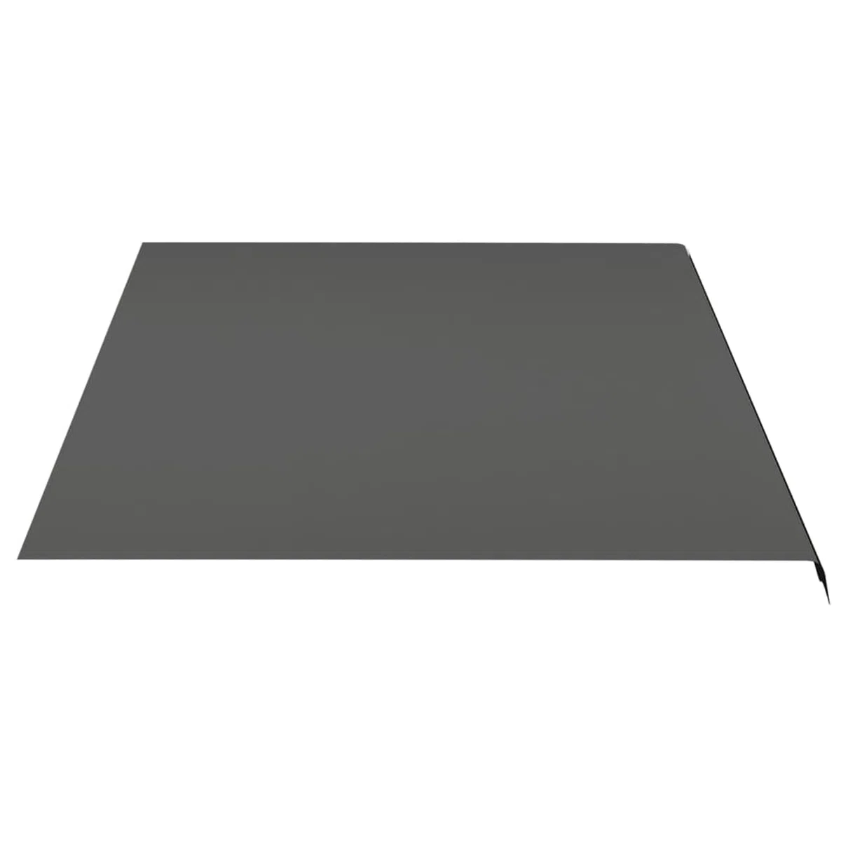 Kavolet Toile de store pour store banne pour protection solaire - Tissu imperméable et indéchirable - Avec volant - Accessoire de store - 500 x 350 cm - Anthracite