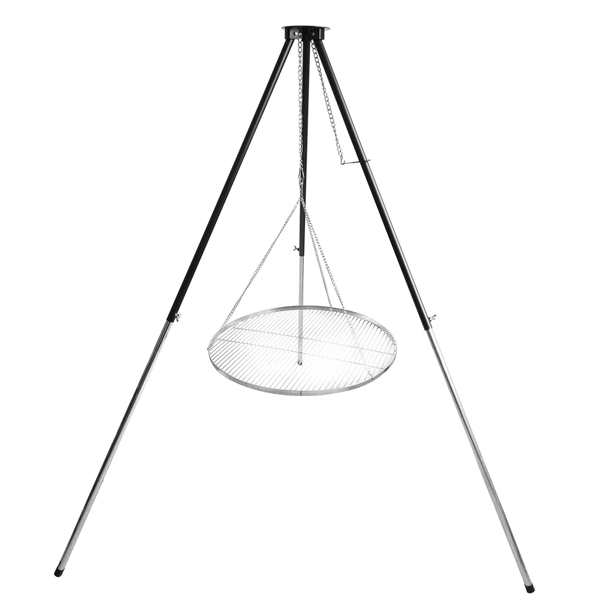 HeRo24 Trépied pour barbecue suspendu - Barbecue pivotant sans grille de cuisson T-180