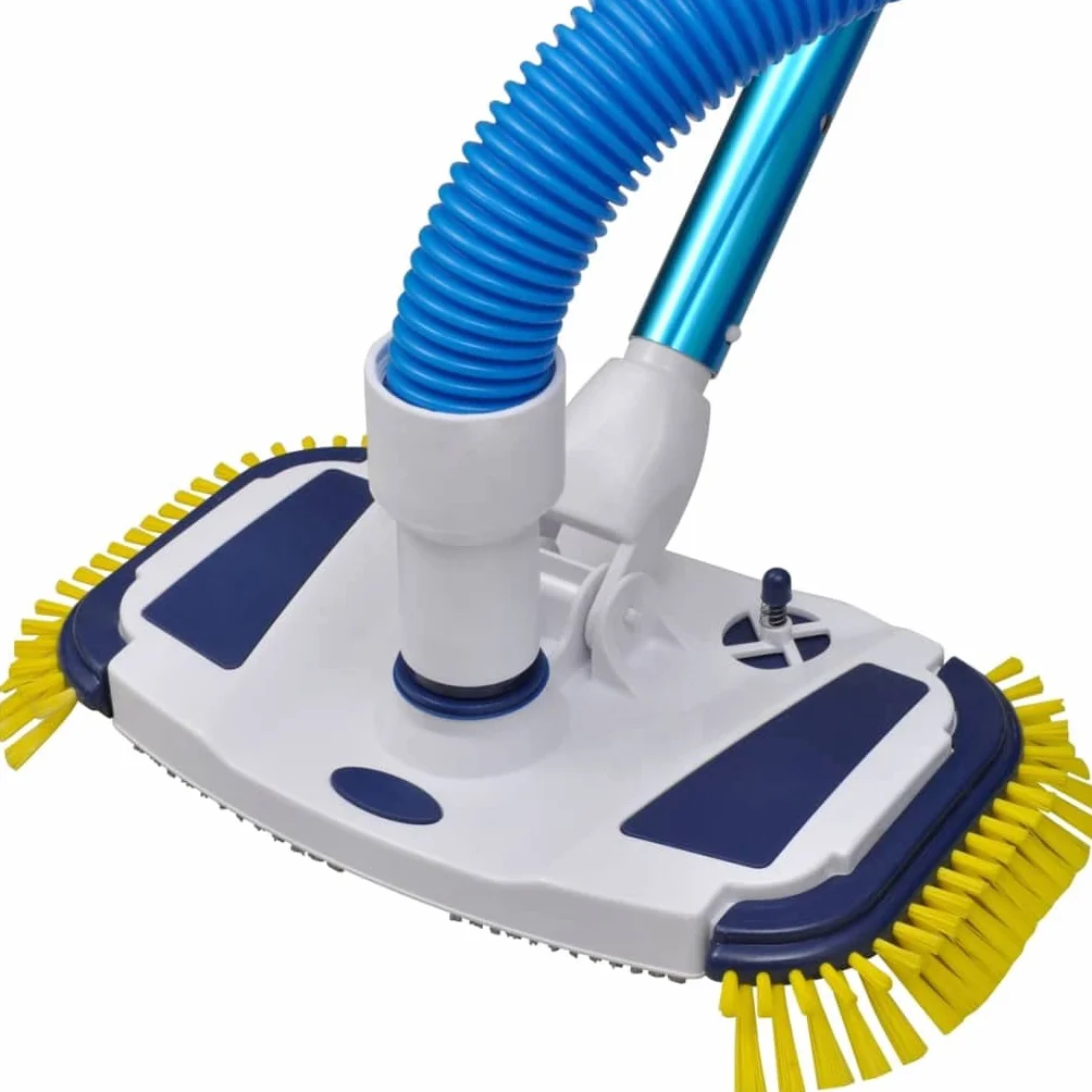 Aspirateur de Piscine avec Manche télescopique en Aluminium 1,2 à 3,6 m, Tuyau 10 m, Balai aspirateur, Brosse de Nettoyage, Accessoire pour Bassin Hors Sol et enterrée