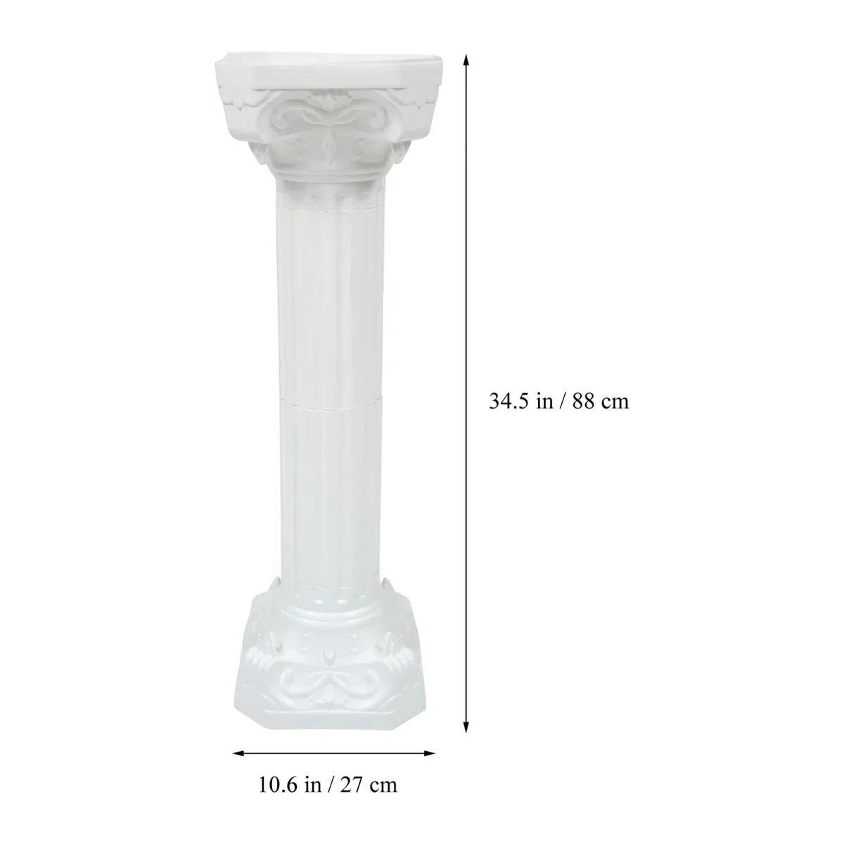 YARNOW Pilier de La Colonne Romaine Colonne Grecque: Guide de Route Colonne Romaine Antique Décoration Sculpture Architecturale pour 88X27cm de Mariage