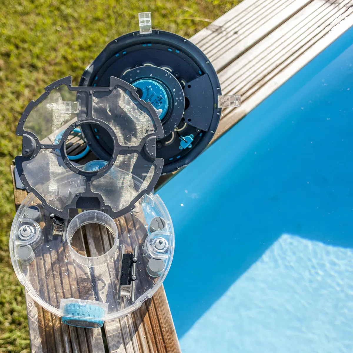 GRE RB75. Robot Nettoyeur de Fond sans Câble. Sol Plat. Piscines jusqu'à 75m²