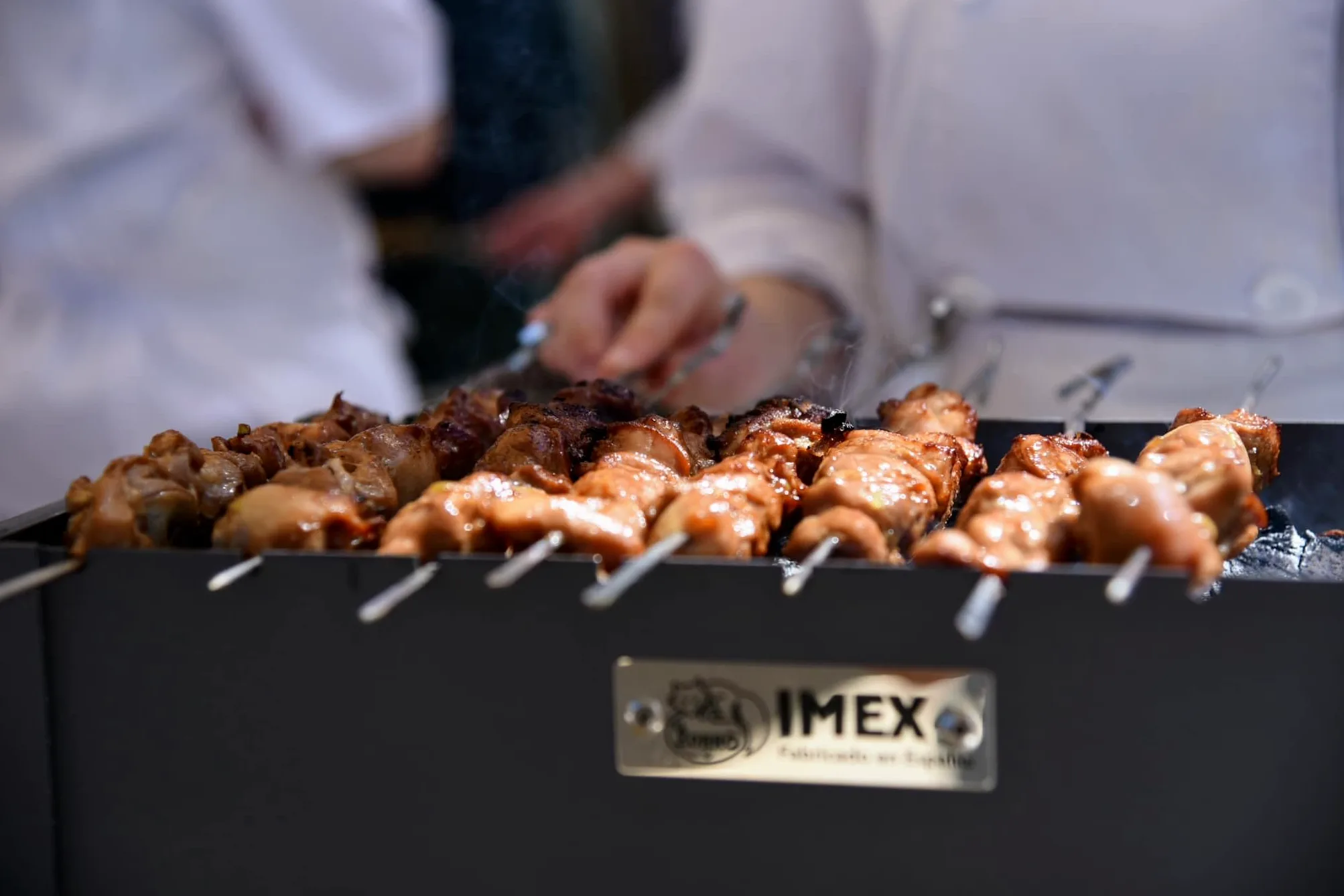IMEX EL ZORRO 71400 Barbecue à brochettes au Charbon de Bois 38 x 20 x 22 cm