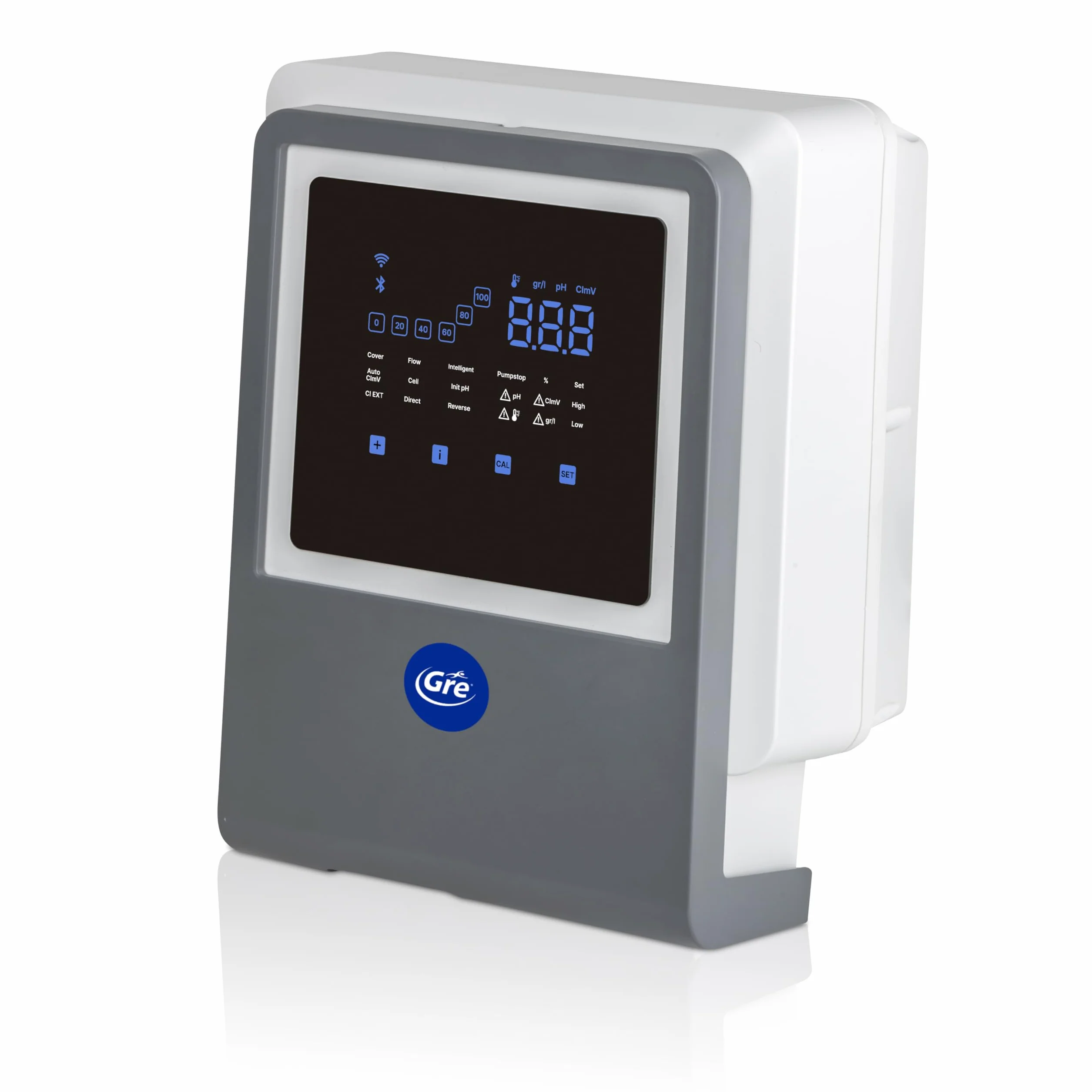 Gre SWGA60 - Angeschlossene Salzelektrolyse, All-in-One mit PH-Controller, für Pools BIS zu 60 m3