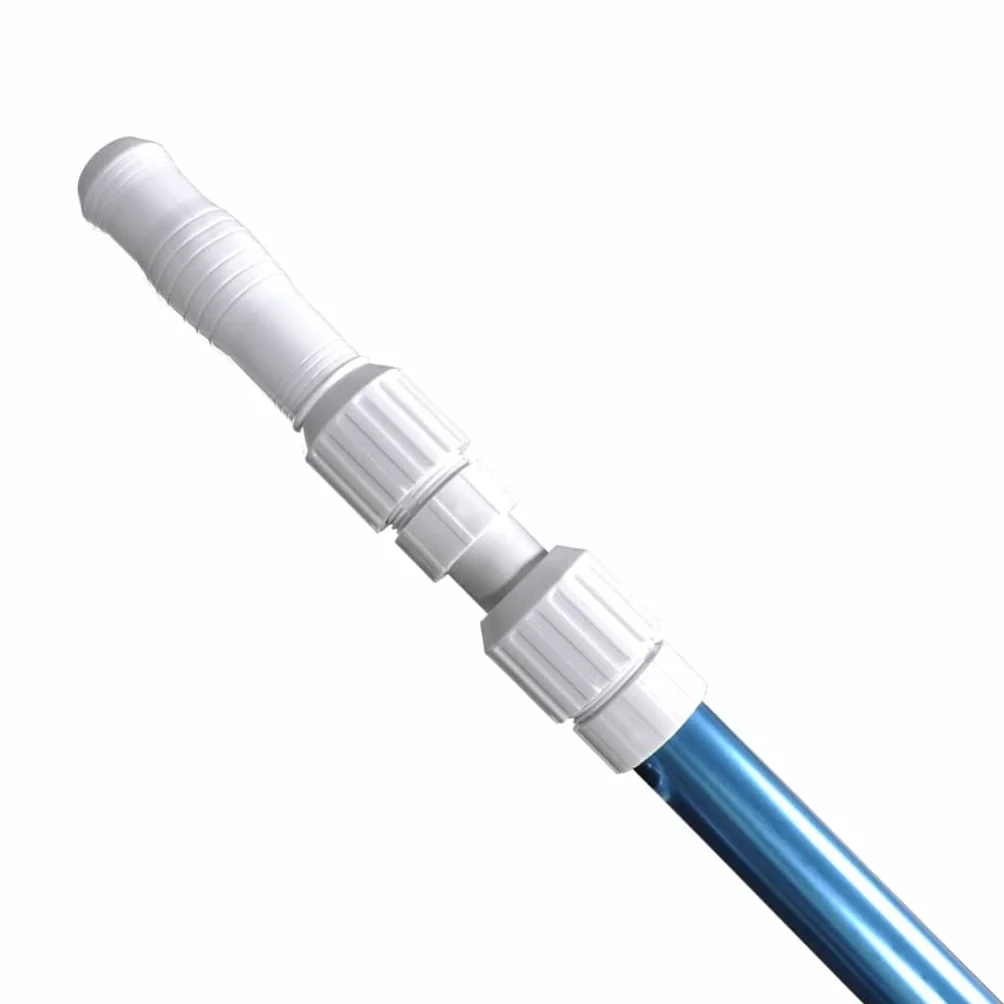 Aspirateur de Piscine avec Manche télescopique en Aluminium 1,2 à 3,6 m, Tuyau 10 m, Balai aspirateur, Brosse de Nettoyage, Accessoire pour Bassin Hors Sol et enterrée