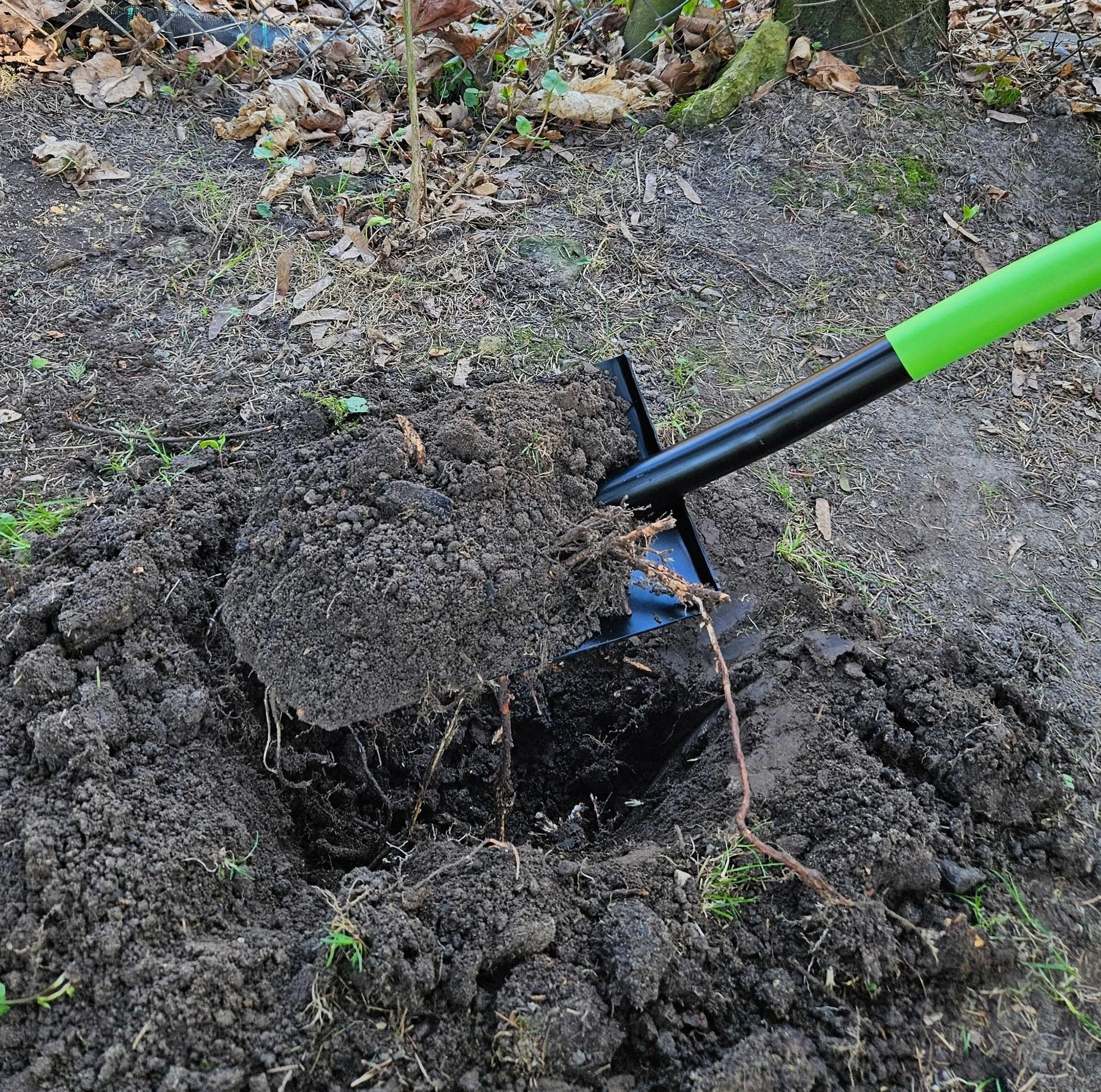 Mivos Petite pelle pointue - Mini pelle pointue pour le jardinage et la construction - Bêche courte - Bêche pionnière