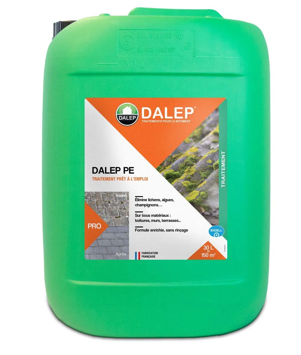 Antimousse Préventif/Curatif DALEP Bidon de 30 Litres BATIMOUSTE PE - 130 030
