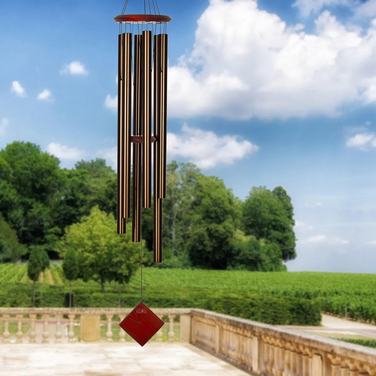Woodstock Chimes Encore Chimes of Neptune Carillon éolien Couleur Bronze