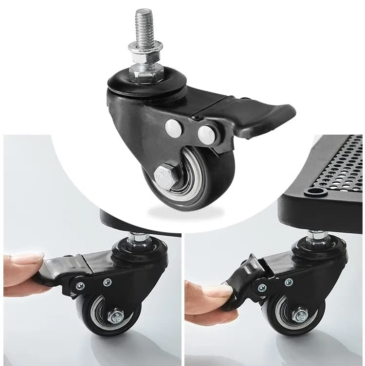 Chariot de pot de fleurs avec freins – Chariot roulant durable pour l'intérieur et l'extérieur