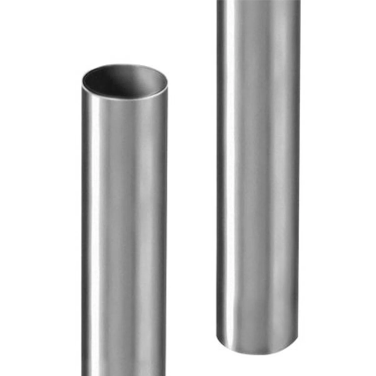 ZAMBELLI Tuyau Descente Zinc Agrafé 80mm, 2m Argent Anticorrosion Facile