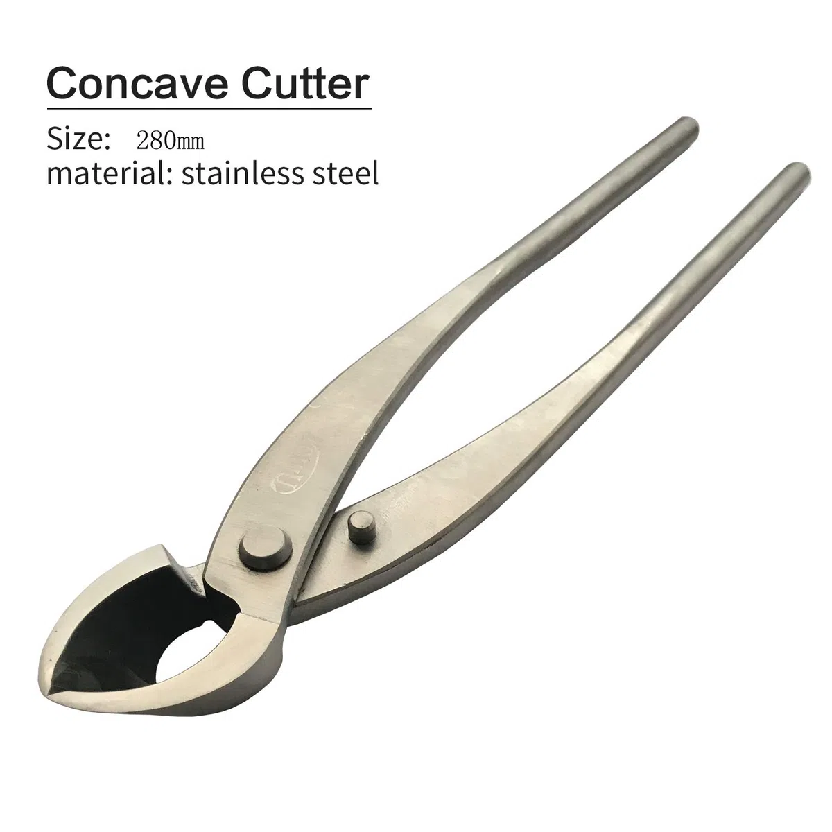 vouiu Lot de 3 outils pour bonsaï, cutter concave de 28 cm, coupe-bouton de 29,2 cm, ciseaux à bonsaï de 19,1 cm
