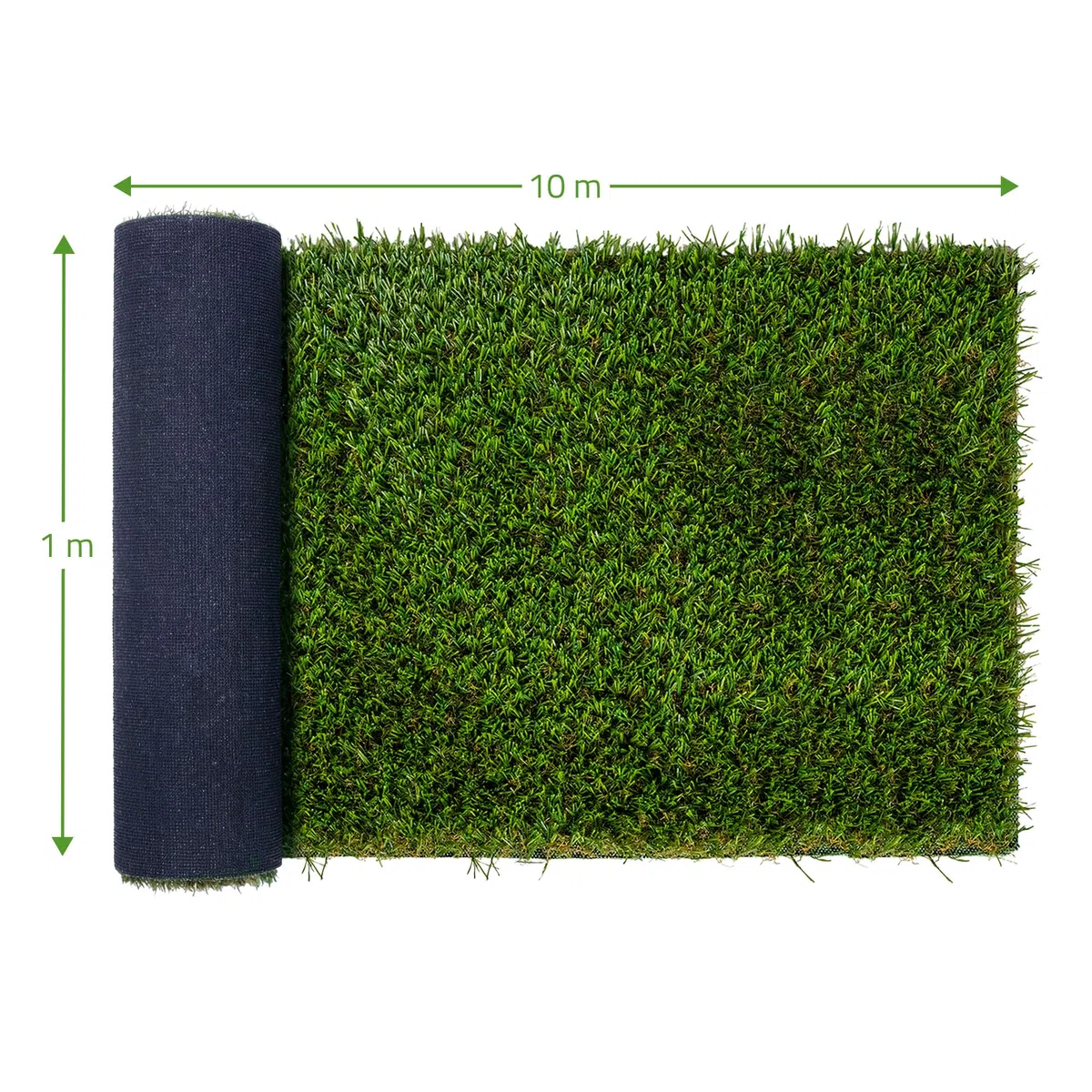 Casanoov Gazon Synthétique PELMO 1x10 m 10 m² 20 mm Vert Polyéthylène Polypropylène Effet Naturel Résistant UV Chlore Haute Qualité Usage Terrasse Balcon Jardin Confort Durable