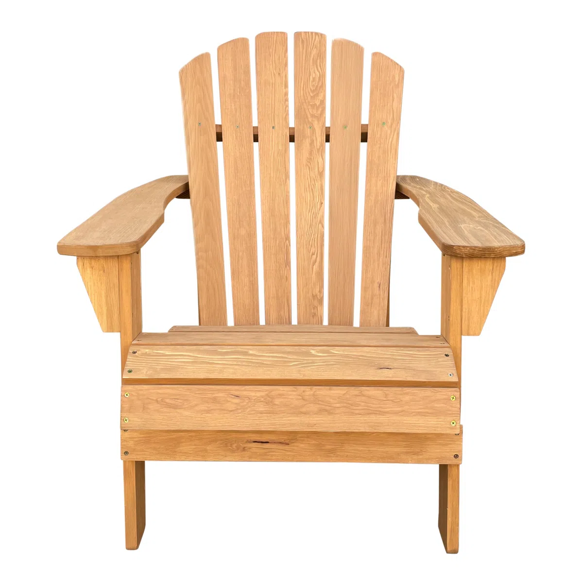 AXI Carmen Chaise Adirondack, Transat Bois, Beige Or | Chaise de Jardin 1 Personne/Fauteuil Exterieur/Chaise Exterieur | Fauteuil Exterieur à Dossier Haut - 90 x 78 x 93 cm - 14 kg