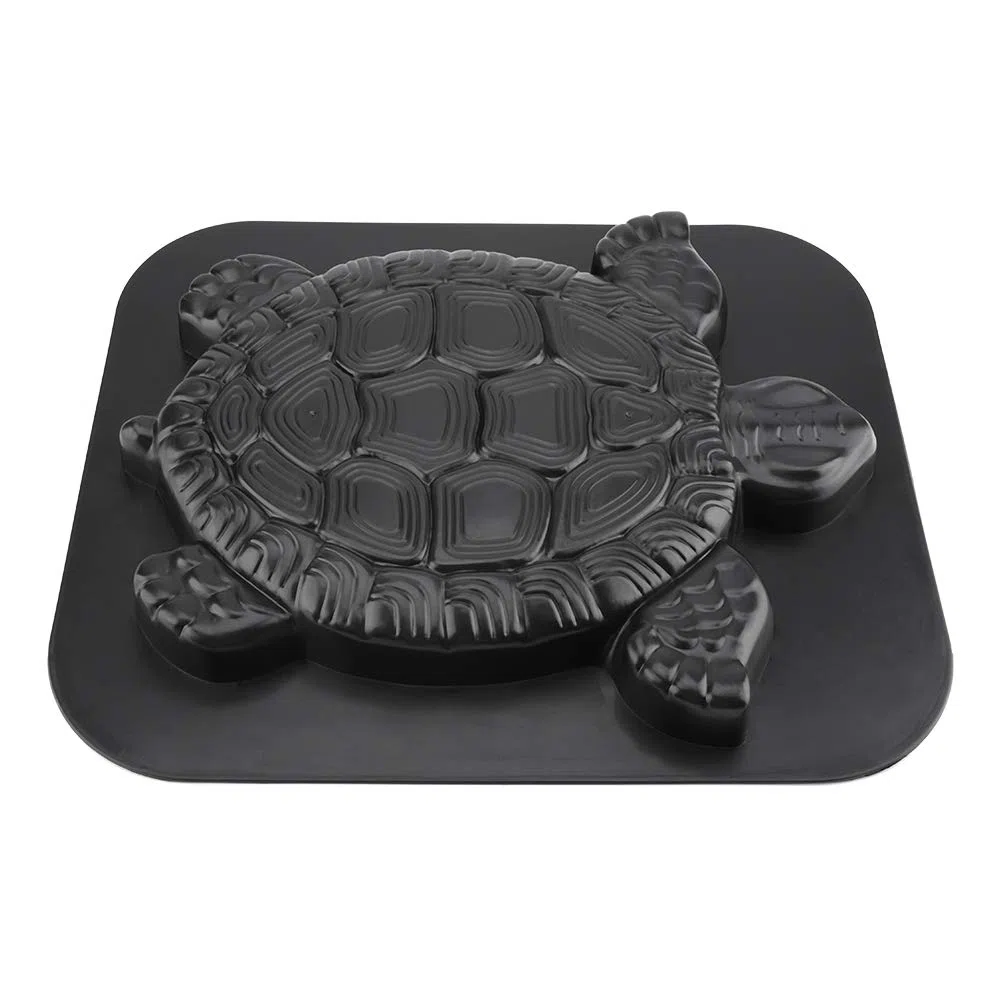 Boquite Moule à pavés en Forme de Tortue de Saint-Valentin - en béton - pour Jardin - Chemin de pelouse - 15,74 x 13,39 x 1,50 Pouces