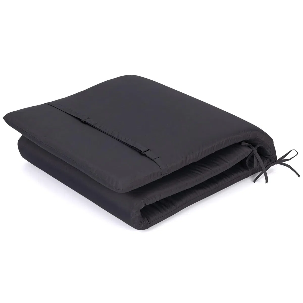 IDMarket - Lot de 2 Coussins transat 190 cm Gris Anthracite