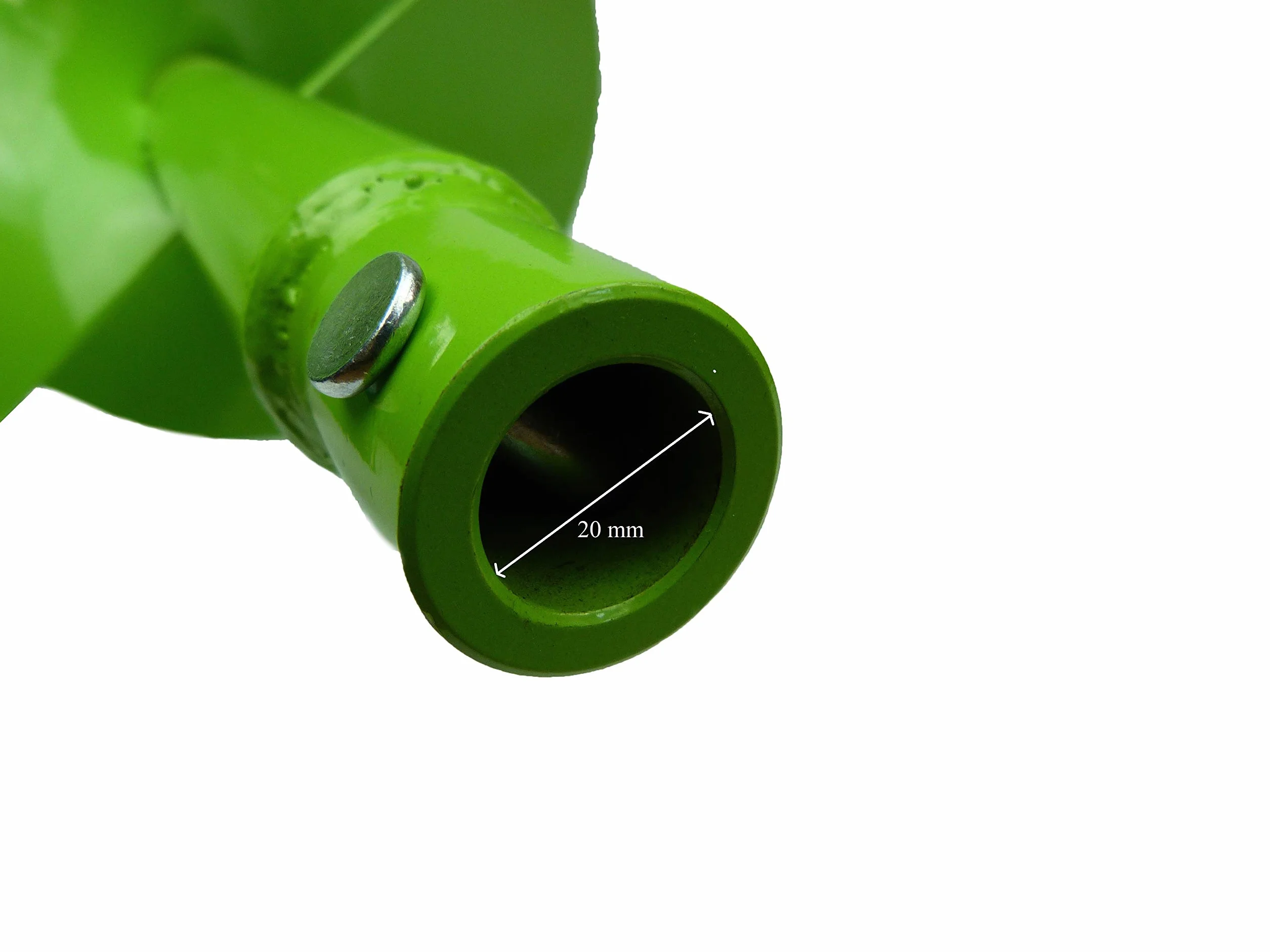 Kit tarière WERHE Ø80mm, longueur 80cm avec adaptateur SDS Plus – Utilisable avec une perceuse SDS Plus standard, idéal pour la pose de clôtures et le jardin