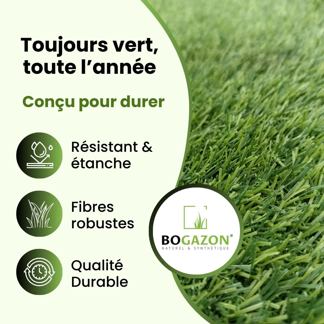 Gazon synthétique Putting green 15 mm (4 m x 7 m) | Pelouse Premium | Décoration Maison | Résistant UV