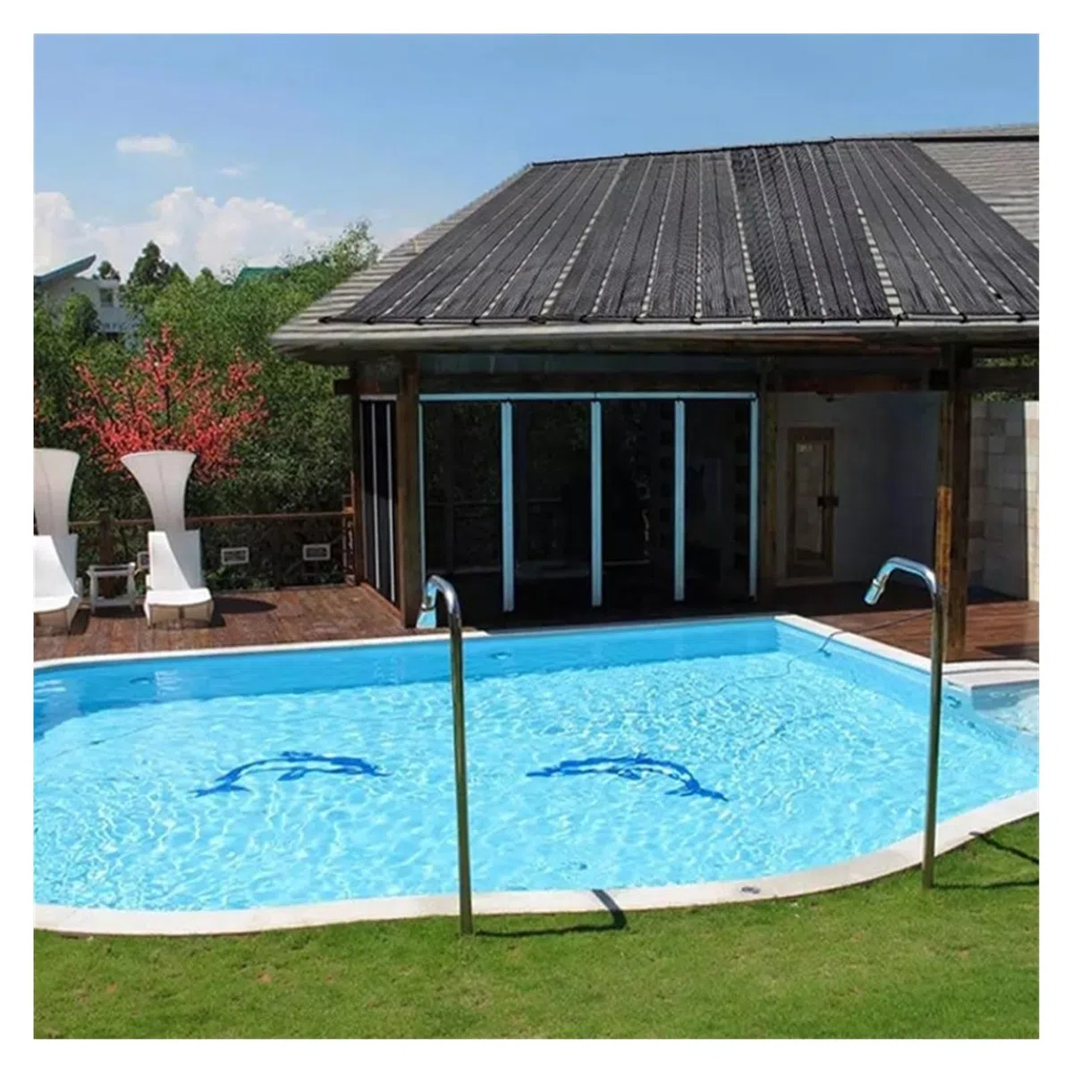 Chauffe-Piscine, Chauffe-Eau solaires sous Pression de Tapis de Piscine de Chauffage de Toit de Produits Chauds