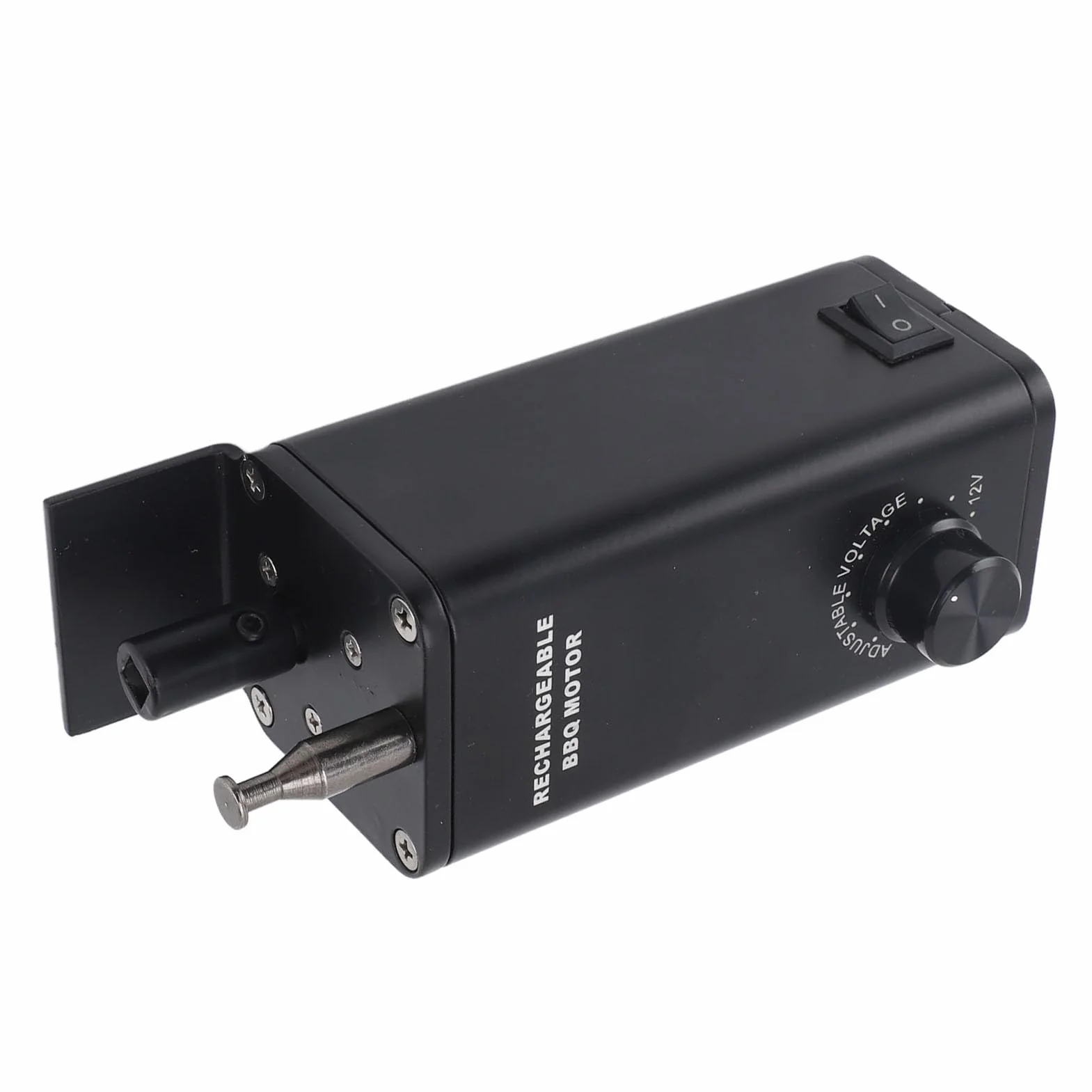 Remplacement du Moteur de Rôtissoire, Interrupteur étanche, Moteur de Gril de Rôtissoire 10 W, Vitesse Réglable, Fonction d'inversion Automatique pour Barbecue