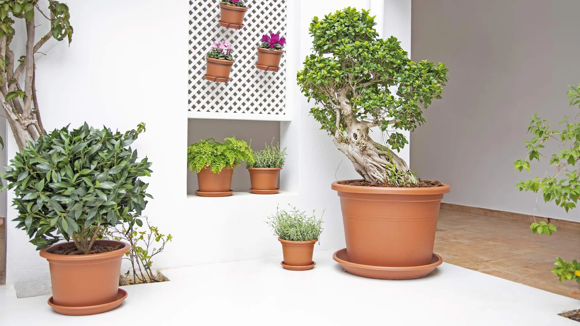 ARTEVASI Pot CILINDRO Venezia 50CM TERRECUITE, Terracotta