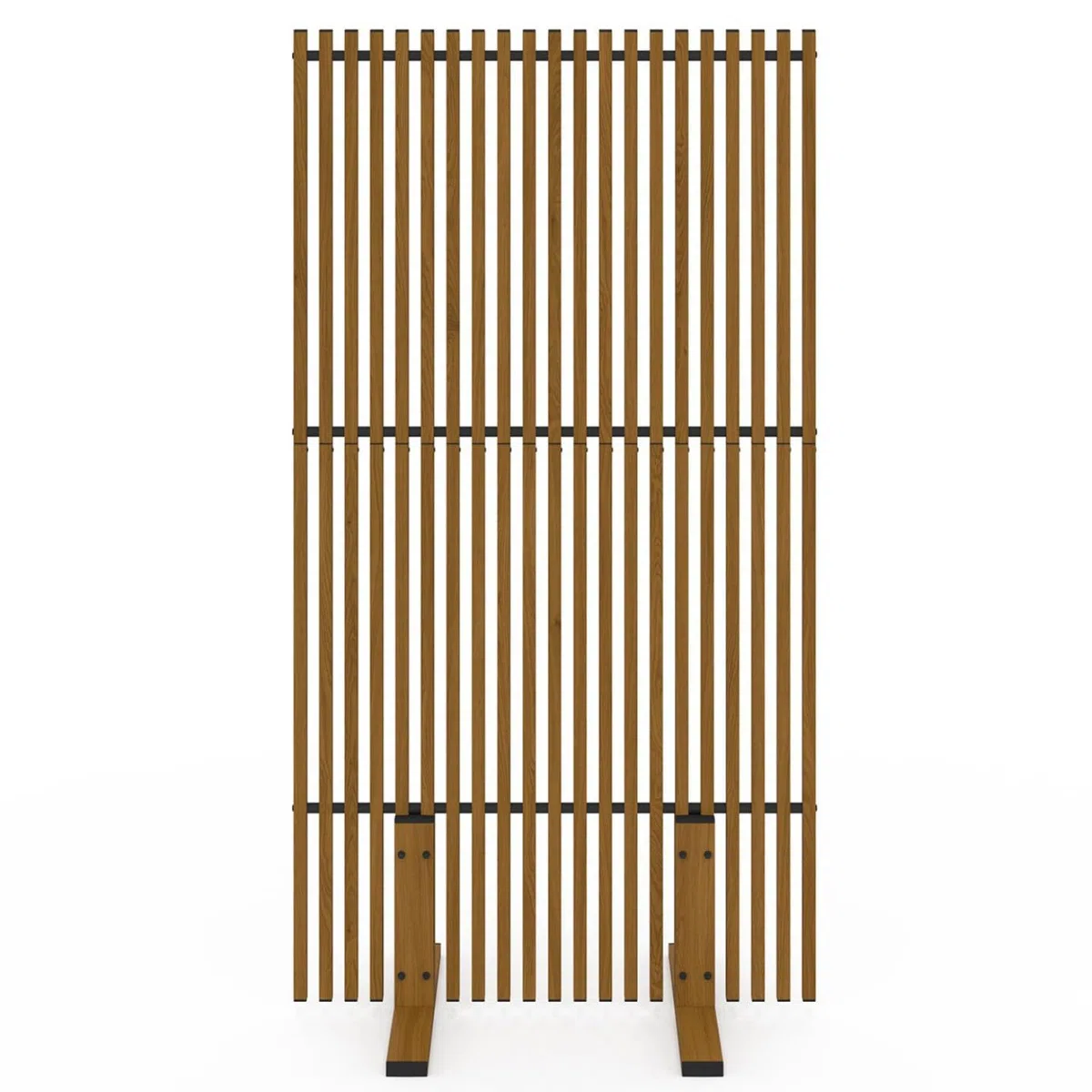 IDMarket - Paravent extérieur ajouré Claustra décoratif extérieur 80 x 150 cm Effet Bois