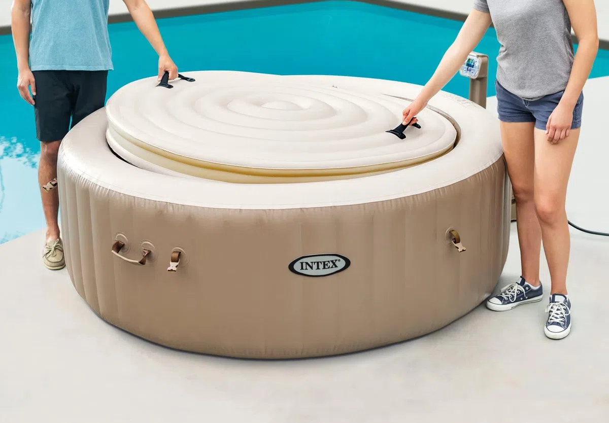 Intex couverture thermique pour pure spa rond 4 pl
